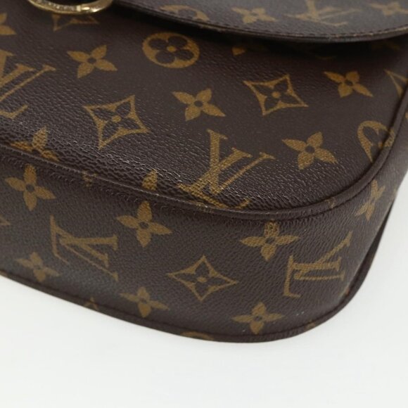 Authentic LOUIS VUITTON Monogram Saint Cloud GM Shoulder Bag M51242 LV - Picture 8 of 16